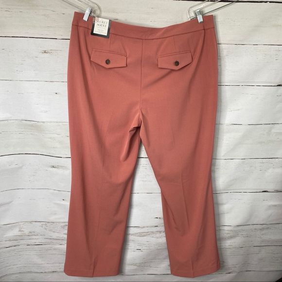 NWT Roz & Ali Trouser Stretch Tummy Control Pink - Picture 3 of 6